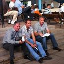 Colm, M V and Michael ...... The Coolmore boys hard at work at the Sydney Yearling Sales